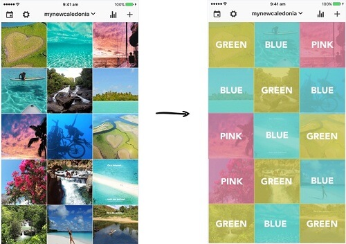 Estrategia visual definida para Instagram
