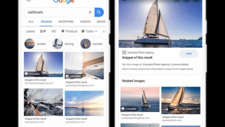 Google muestra insignias de licencia en las búsquedas de imágenes